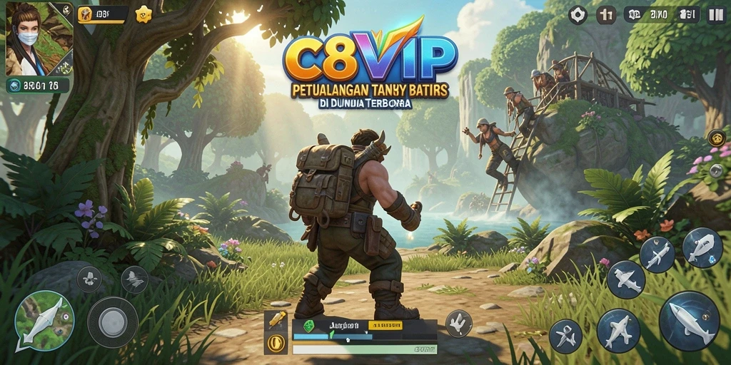 Gameplay C8VIP yang menakjubkan di dunia terbuka.