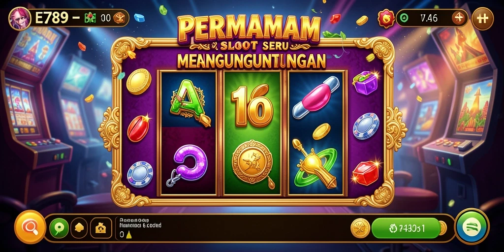 Screenshot utama EE789 menampilkan gameplay Slot yang menarik.