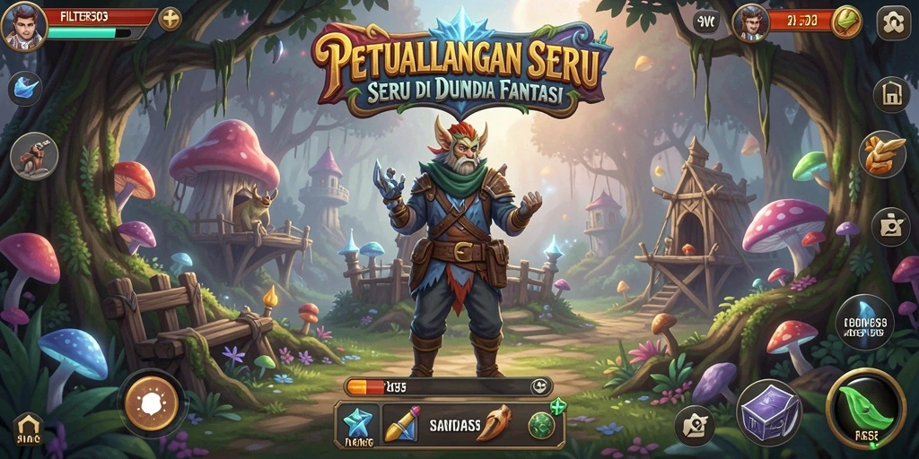 Tampilan menarik dari gameplay FILTER303 dengan elemen petualangan yang mendebarkan.