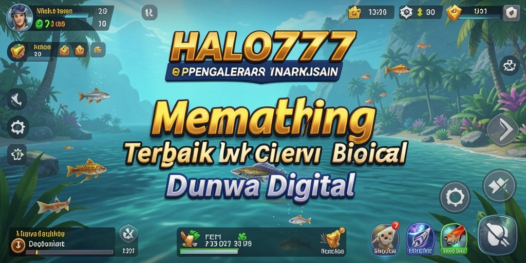 Tampilan gameplay HALO777 yang menampilkan aksi memancing yang seru.