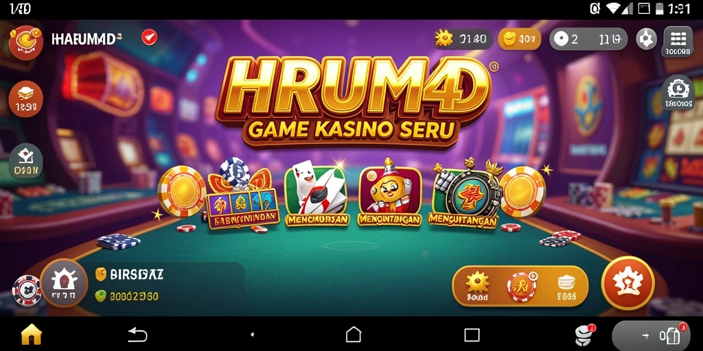Tampilan gameplay Kasino yang menarik dan seru di HARUM4D.