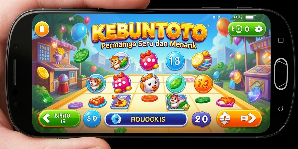 Tampilan gameplay Bingo KEBUNTOTO yang seru dan interaktif.