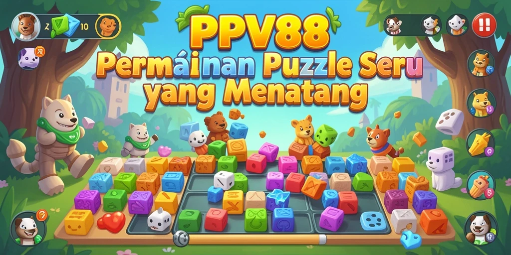 Tampilan menarik dari gameplay PPV88 yang penuh tantangan Puzzle.