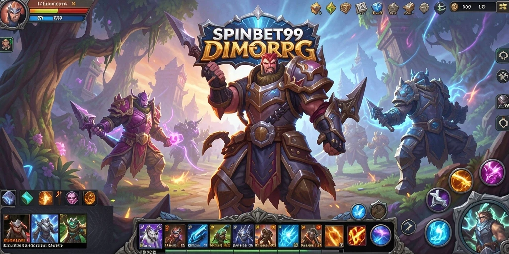 Screenshot gameplay SPINBET99 menampilkan karakter beraksi di dunia yang memukau.